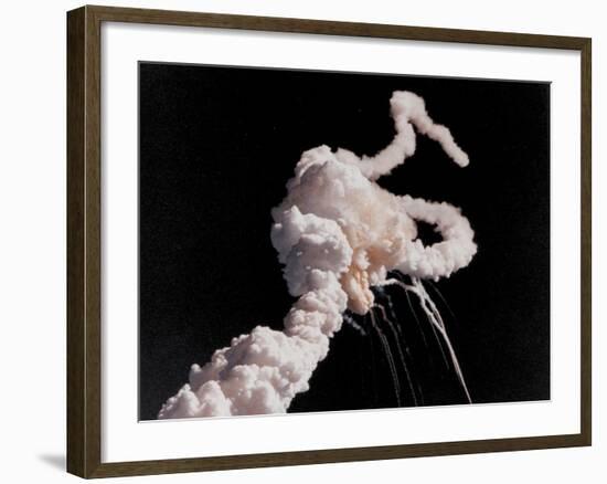 Space Shuttle Challenger Disaster-null-Framed Photo