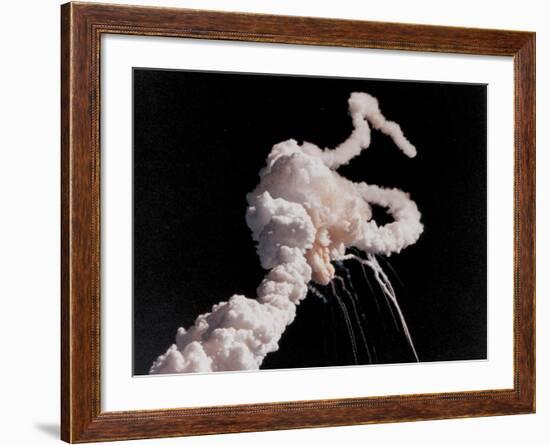 Space Shuttle Challenger Disaster-null-Framed Photo