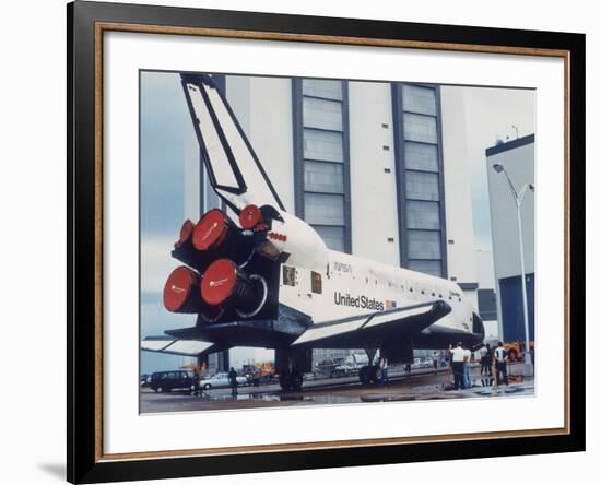 Space Shuttle Columbia on Earth, 1980S-null-Framed Photographic Print