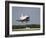 Space Shuttle Discovery Approaches Landing on the Runway at the Kennedy Space Center-Stocktrek Images-Framed Photographic Print