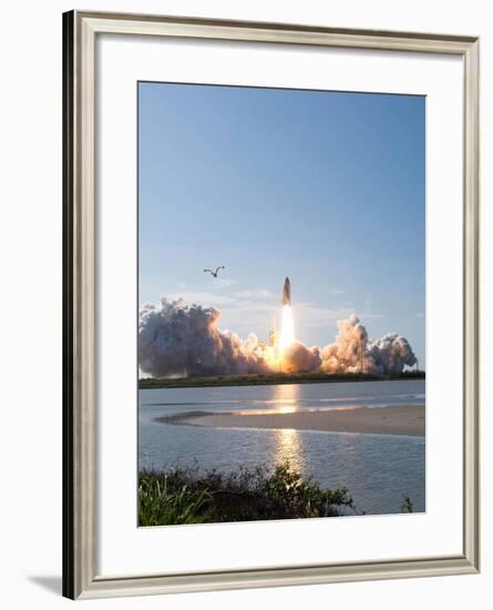 Space Shuttle Discovery Launch-Stocktrek Images-Framed Photographic Print
