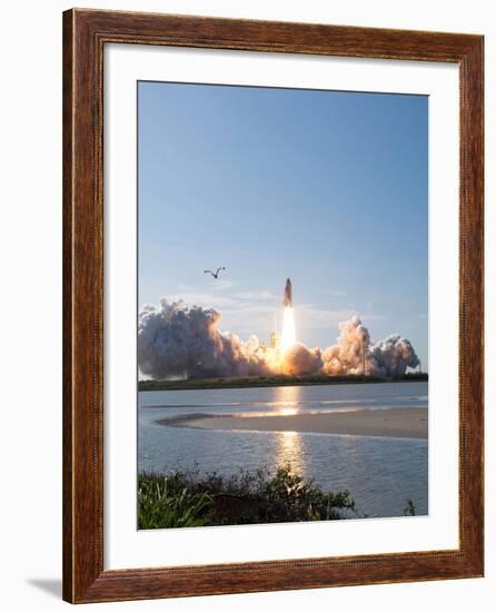 Space Shuttle Discovery Launch-Stocktrek Images-Framed Photographic Print