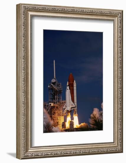 Space Shuttle Discovery Lifting Off-Roger Ressmeyer-Framed Photographic Print