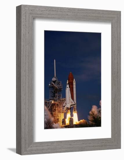 Space Shuttle Discovery Lifting Off-Roger Ressmeyer-Framed Photographic Print