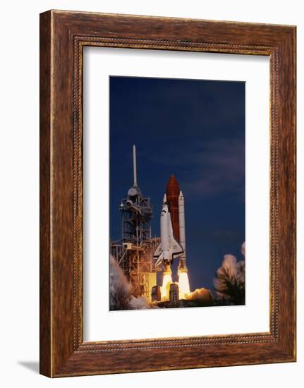 Space Shuttle Discovery Lifting Off-Roger Ressmeyer-Framed Photographic Print