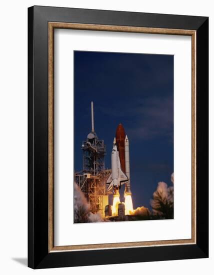 Space Shuttle Discovery Lifting Off-Roger Ressmeyer-Framed Photographic Print