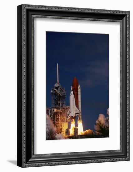 Space Shuttle Discovery Lifting Off-Roger Ressmeyer-Framed Photographic Print