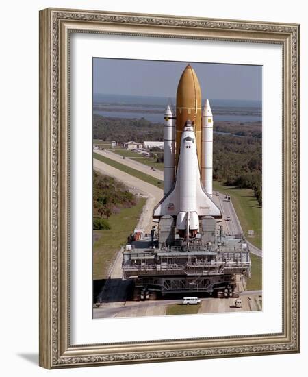 Space Shuttle Discovery-Stocktrek Images-Framed Photographic Print