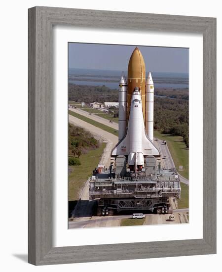 Space Shuttle Discovery-Stocktrek Images-Framed Photographic Print