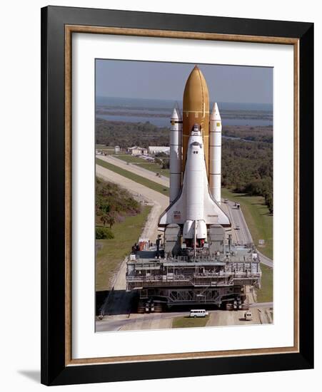 Space Shuttle Discovery-Stocktrek Images-Framed Photographic Print