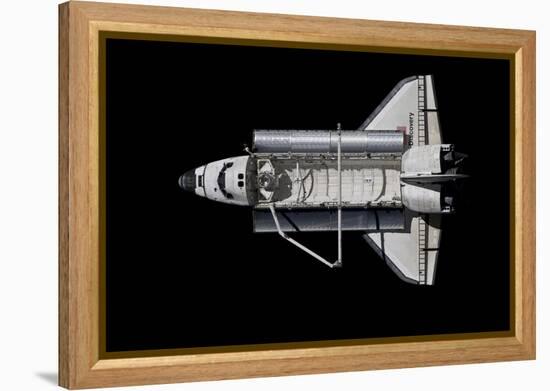 Space Shuttle Discovery-Stocktrek Images-Framed Premier Image Canvas