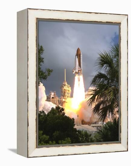 Space Shuttle Endeavour Launch Was the 57th Space Shuttle Mission, June 21,1993-null-Framed Stretched Canvas