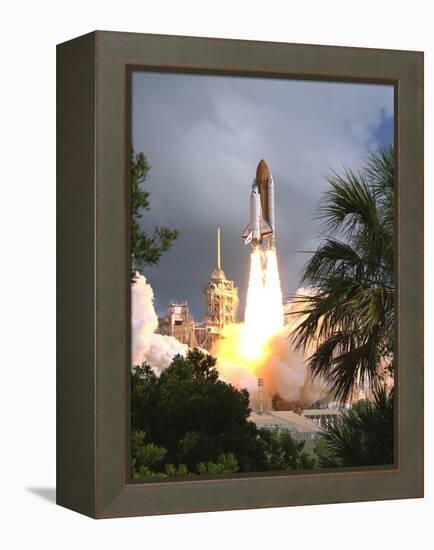 Space Shuttle Endeavour Launch Was the 57th Space Shuttle Mission, June 21,1993-null-Framed Stretched Canvas