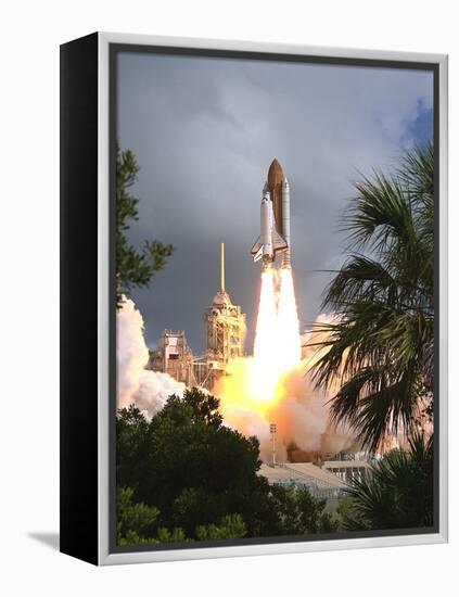 Space Shuttle Endeavour Launch Was the 57th Space Shuttle Mission, June 21,1993-null-Framed Stretched Canvas