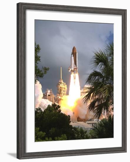 Space Shuttle Endeavour Launch Was the 57th Space Shuttle Mission, June 21,1993--Framed Photo