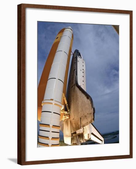 Space Shuttle Endeavour Lifts Off from Kennedy Space Center-Stocktrek Images-Framed Photographic Print