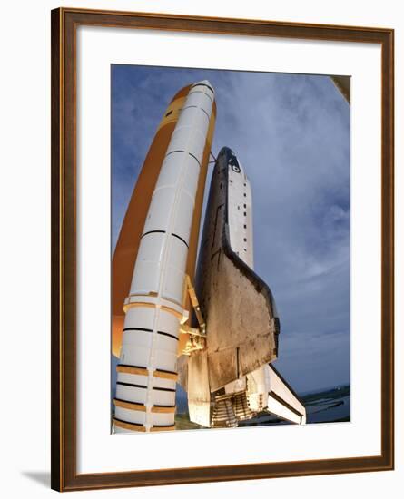 Space Shuttle Endeavour Lifts Off from Kennedy Space Center-Stocktrek Images-Framed Photographic Print