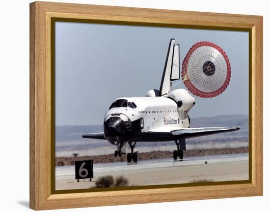 Space Shuttle Landing-null-Framed Premier Image Canvas
