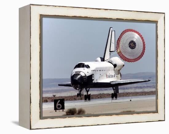 Space Shuttle Landing-null-Framed Premier Image Canvas