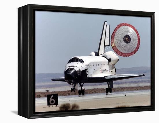 Space Shuttle Landing-null-Framed Premier Image Canvas