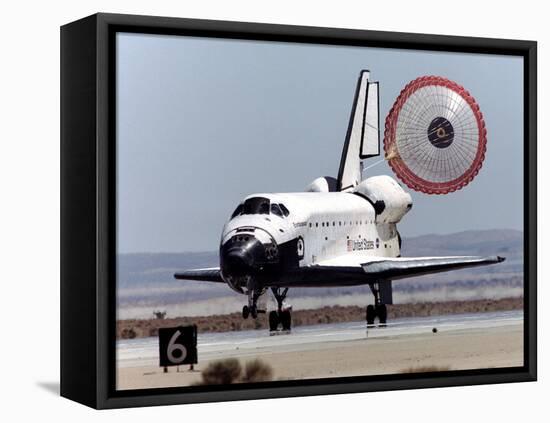 Space Shuttle Landing-null-Framed Premier Image Canvas