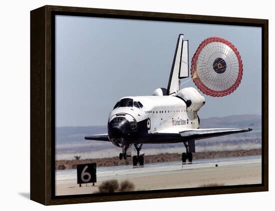 Space Shuttle Landing-null-Framed Premier Image Canvas