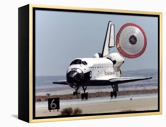Space Shuttle Landing-null-Framed Premier Image Canvas