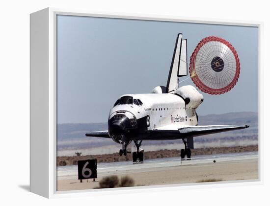 Space Shuttle Landing-null-Framed Premier Image Canvas