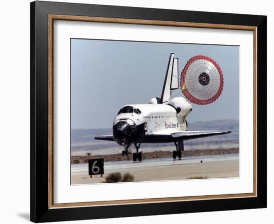 Space Shuttle Landing-null-Framed Photographic Print