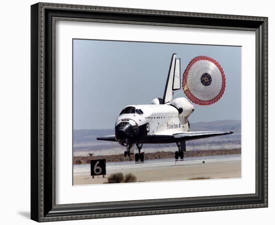 Space Shuttle Landing-null-Framed Photographic Print