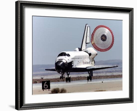 Space Shuttle Landing-null-Framed Photographic Print