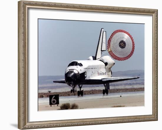 Space Shuttle Landing-null-Framed Photographic Print