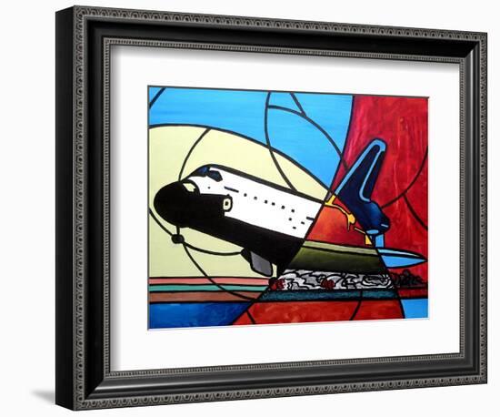 Space Shuttle Landing-Cindy Thornton-Framed Art Print