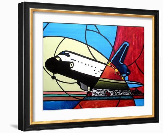 Space Shuttle Landing-Cindy Thornton-Framed Art Print