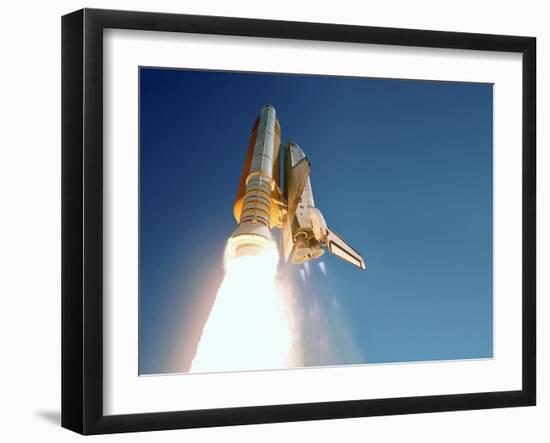 Space Shuttle Launch-Detlev Van Ravenswaay-Framed Photographic Print