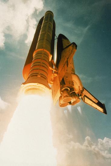 E Shuttle Lifting Off Wall Mural By David Bases Art