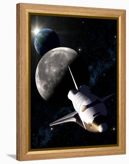 Space Shuttle Mission-Roger Harris-Framed Premier Image Canvas