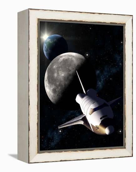 Space Shuttle Mission-Roger Harris-Framed Premier Image Canvas