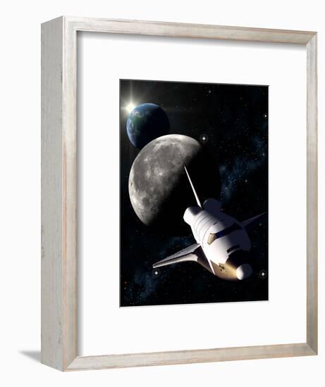 Space Shuttle Mission-Roger Harris-Framed Premium Photographic Print