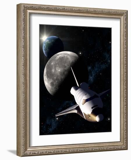 Space Shuttle Mission-Roger Harris-Framed Photographic Print