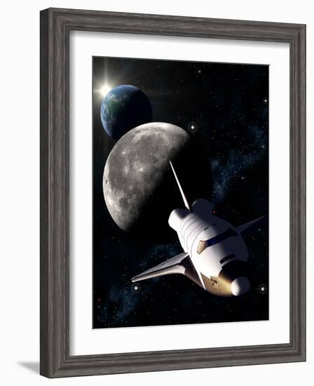 Space Shuttle Mission-Roger Harris-Framed Photographic Print