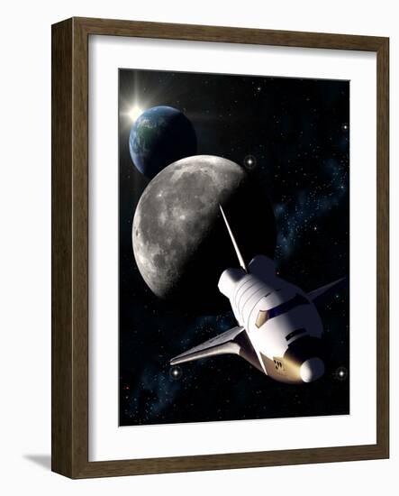 Space Shuttle Mission-Roger Harris-Framed Photographic Print