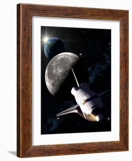 Space Shuttle Mission-Roger Harris-Framed Photographic Print