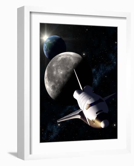 Space Shuttle Mission-Roger Harris-Framed Photographic Print