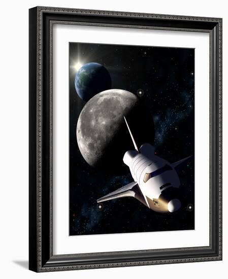 Space Shuttle Mission-Roger Harris-Framed Photographic Print