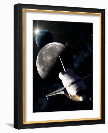 Space Shuttle Mission-Roger Harris-Framed Photographic Print