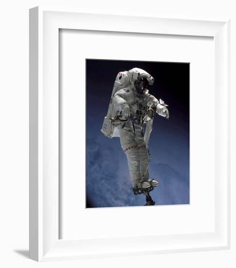 Space Shuttle Walk-null-Framed Art Print