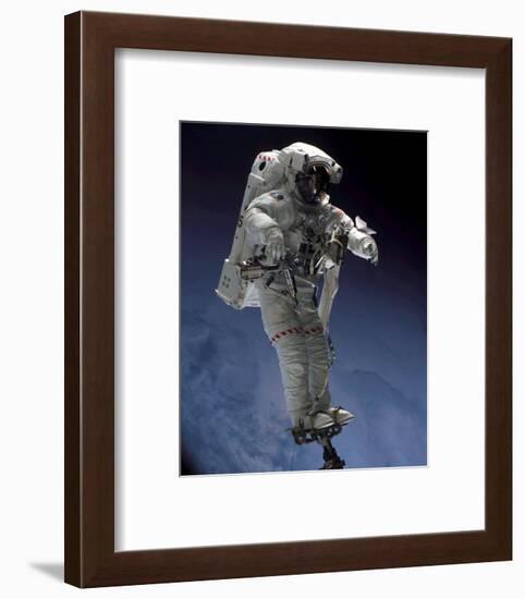 Space Shuttle Walk-null-Framed Art Print