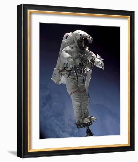 Space Shuttle Walk-null-Framed Art Print