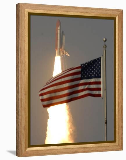 Space Shuttle-Paul Kizzle-Framed Premier Image Canvas